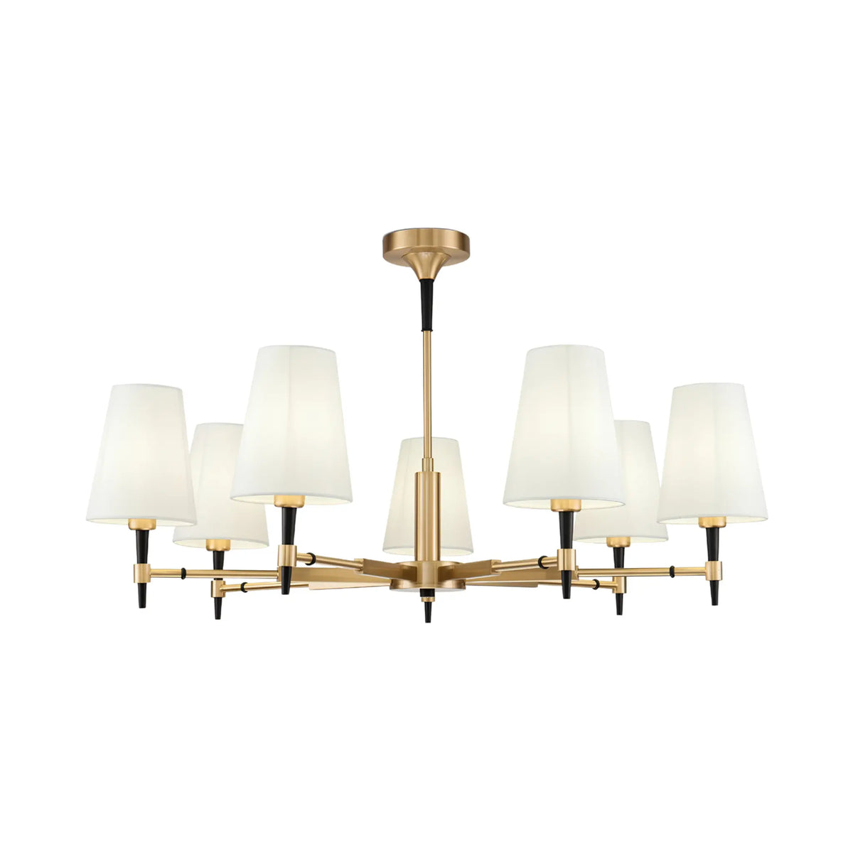 Maytoni Zaragoza Ljuskrona Ø88 cm, Mässing