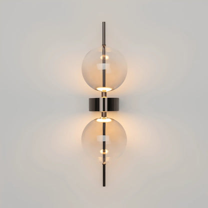 Maytoni Double Moon Vägglampa, Svart