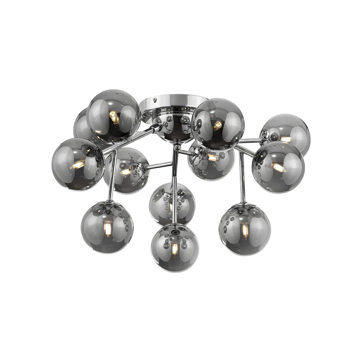 Maytoni Dallas Taklampa Ø60 cm, Krom