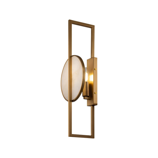 Maytoni Marmo Vägglampa H48 cm, Mässing