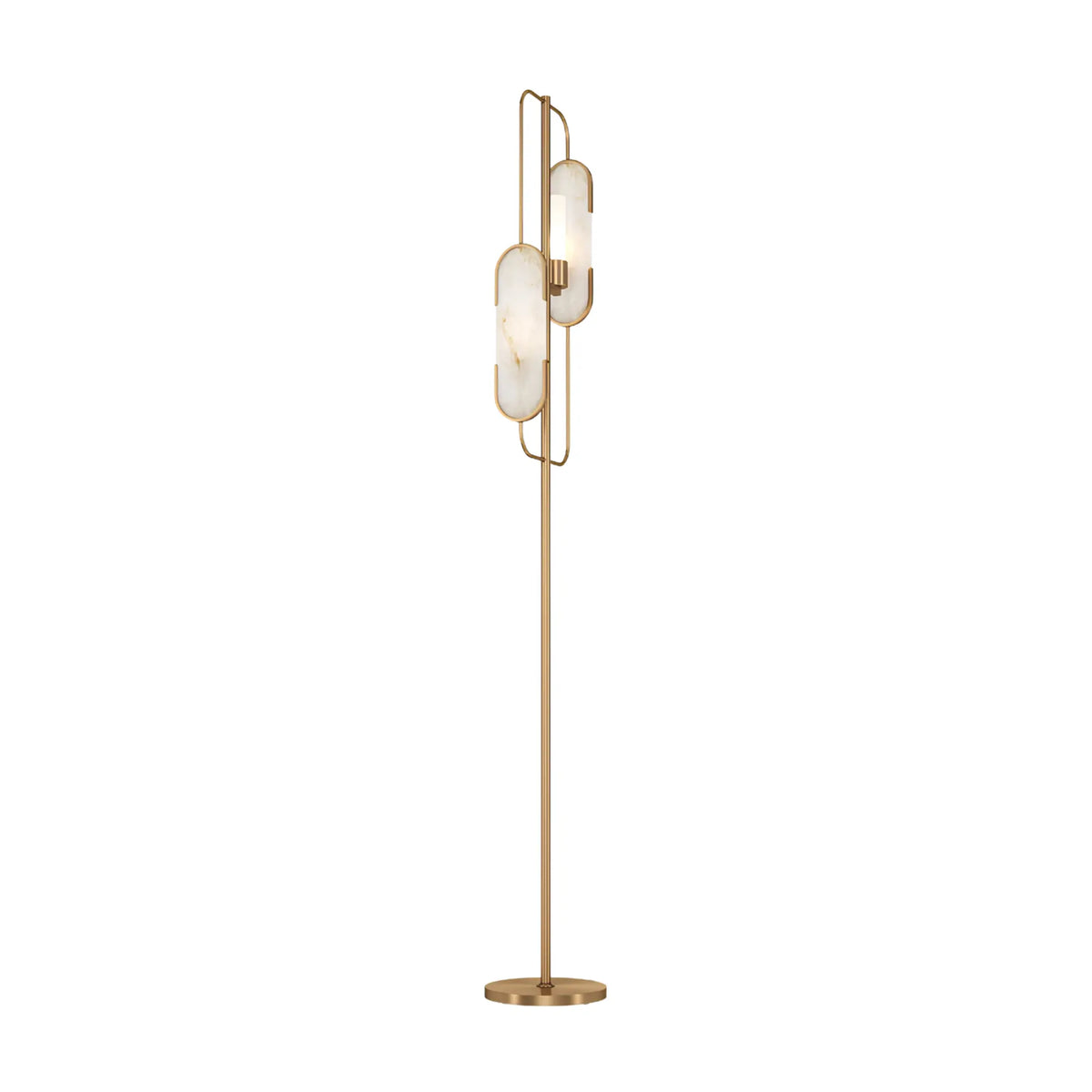 Maytoni Marmo Golvlampa, Mässing