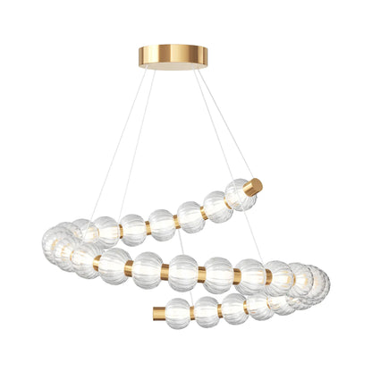 Maytoni Amulet Pendellampa Ø80 cm, Guld