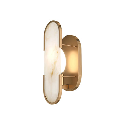 Maytoni Marmo Vägglampa H30,5 cm, Mässing