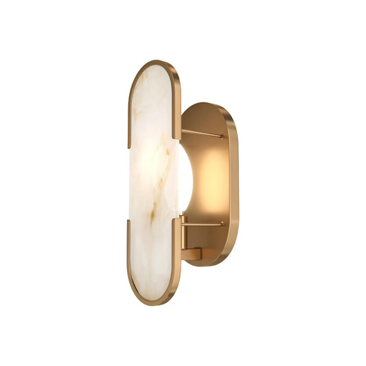 Maytoni Marmo Vägglampa H30,5 cm, Mässing