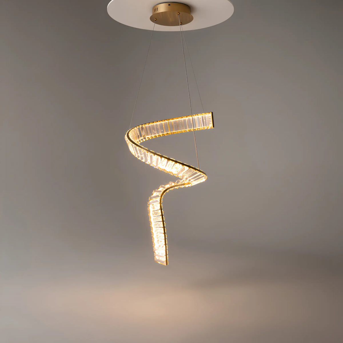 Maytoni Krone Pendellampa Ø45 cm, Mässing
