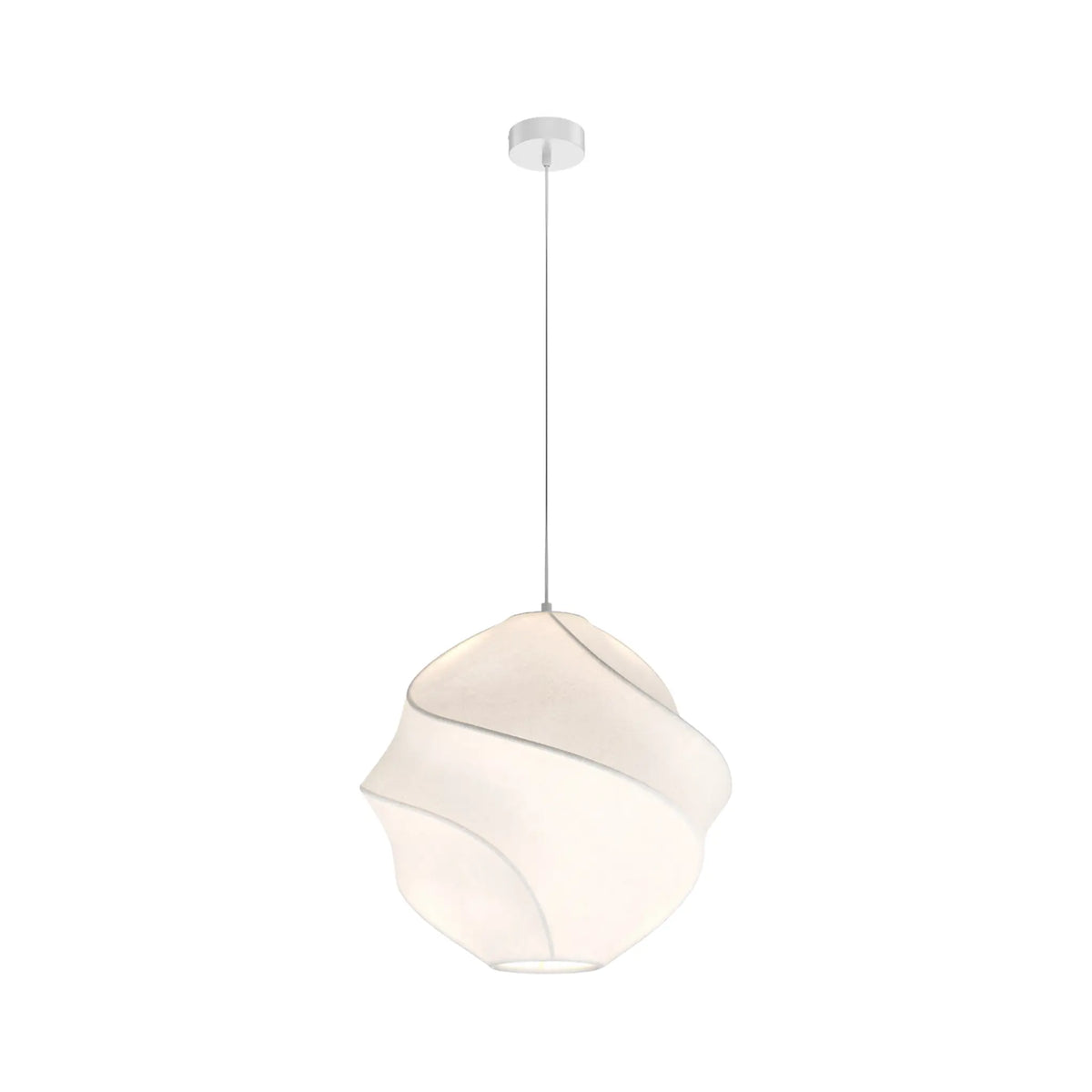 Maytoni Bloom Pendellampa Ø40 cm, Vit