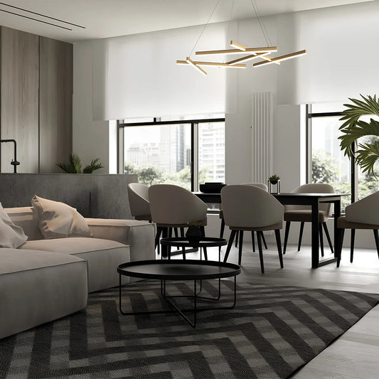 Maytoni Line Pendellampa, Guld