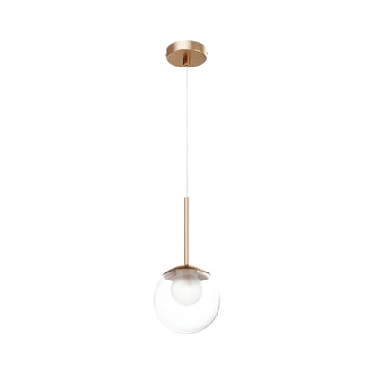 Maytoni Basic form Pendellampa Ø15 cm, Guld