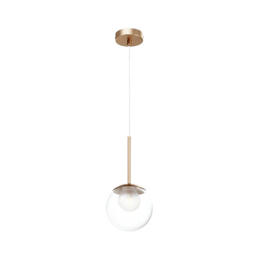 Maytoni Basic form Pendellampa Ø15 cm, Guld