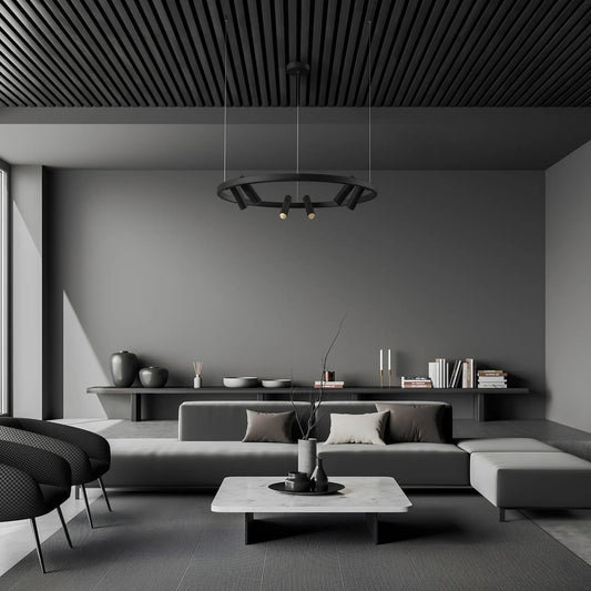 Maytoni Satellite Pendellampa, Svart