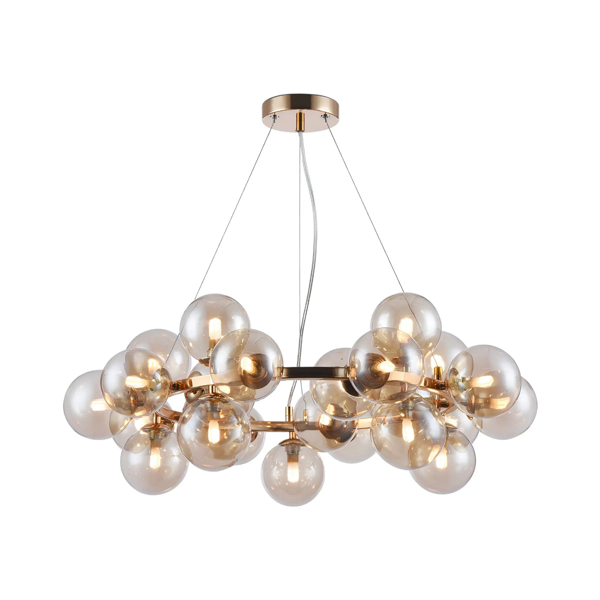 Maytoni Dallas Pendellampa Ø69 cm, Guld