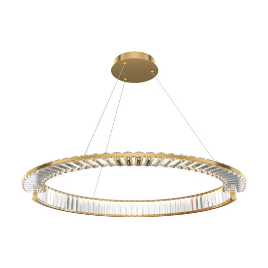 Maytoni Krone Pendellampa Ø80 cm, Mässing