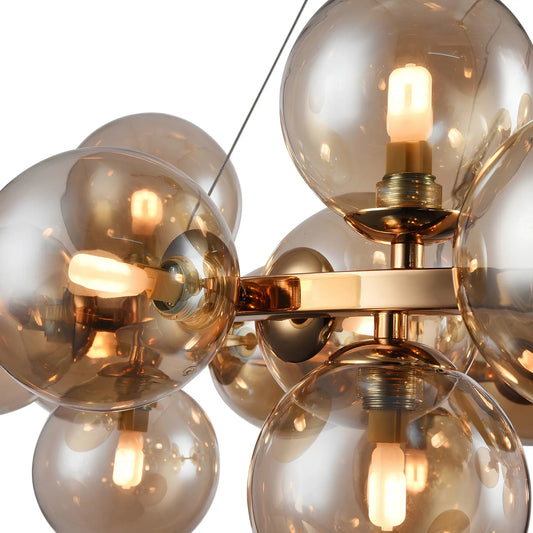 Maytoni Dallas Pendellampa Ø69 cm, Guld