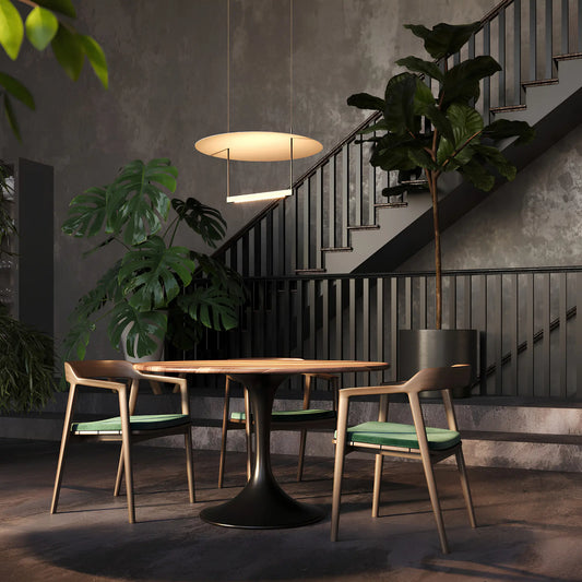 Maytoni Ambience Pendellampa Ø60 cm, Svart