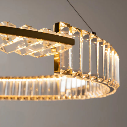 Maytoni Krone Pendellampa Ø80 cm, Mässing