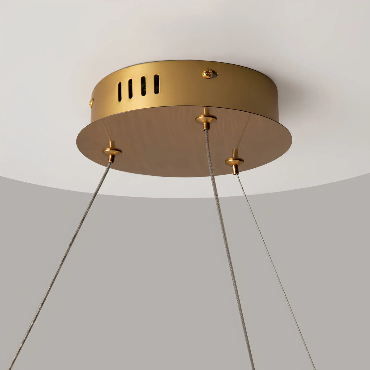 Maytoni Krone Pendellampa Ø80 cm, Mässing