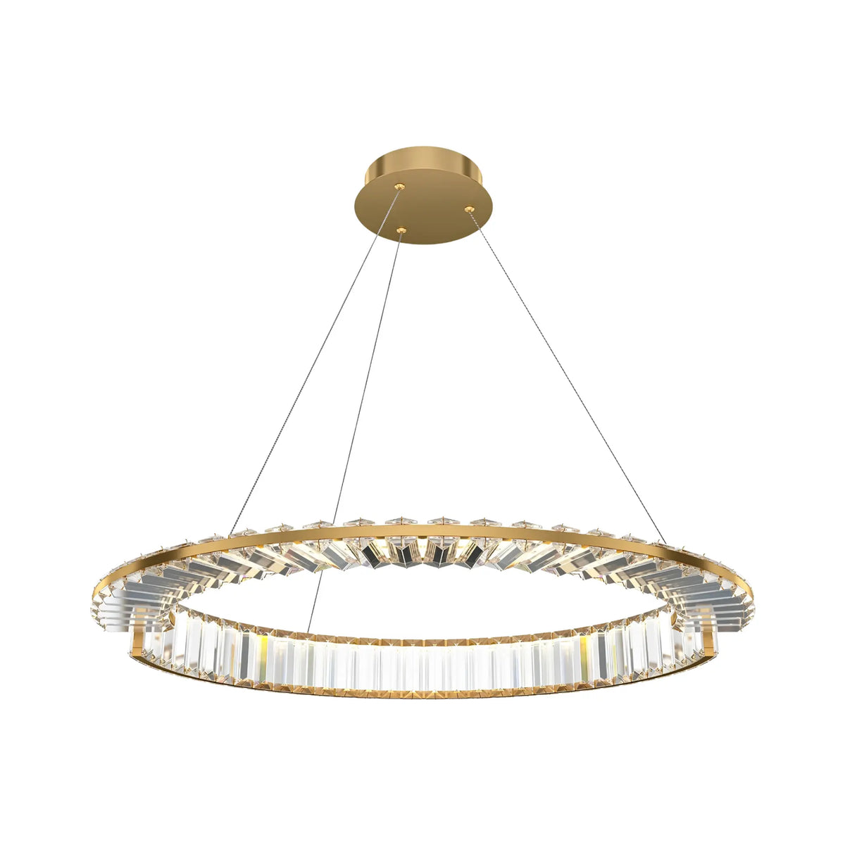 Maytoni Krone Pendellampa Ø62 cm, Mässing