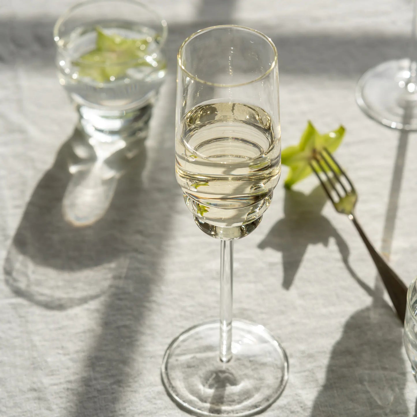 Muurla Steps champagneglas 25 cl, 6-pack, Klar