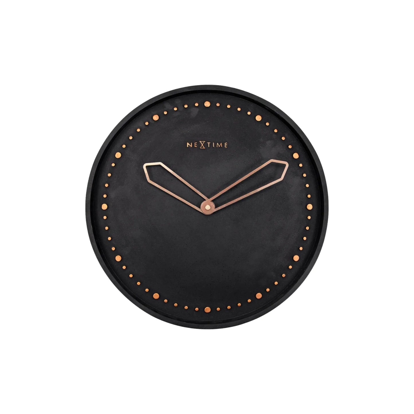 NeXtime Cross Väggklocka Ø35 cm, Svart/Guld