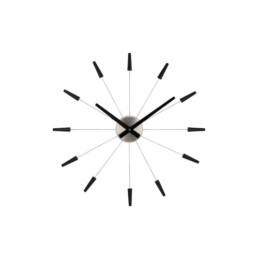 NeXtime Plug Inn Väggklocka 58 cm, Svart