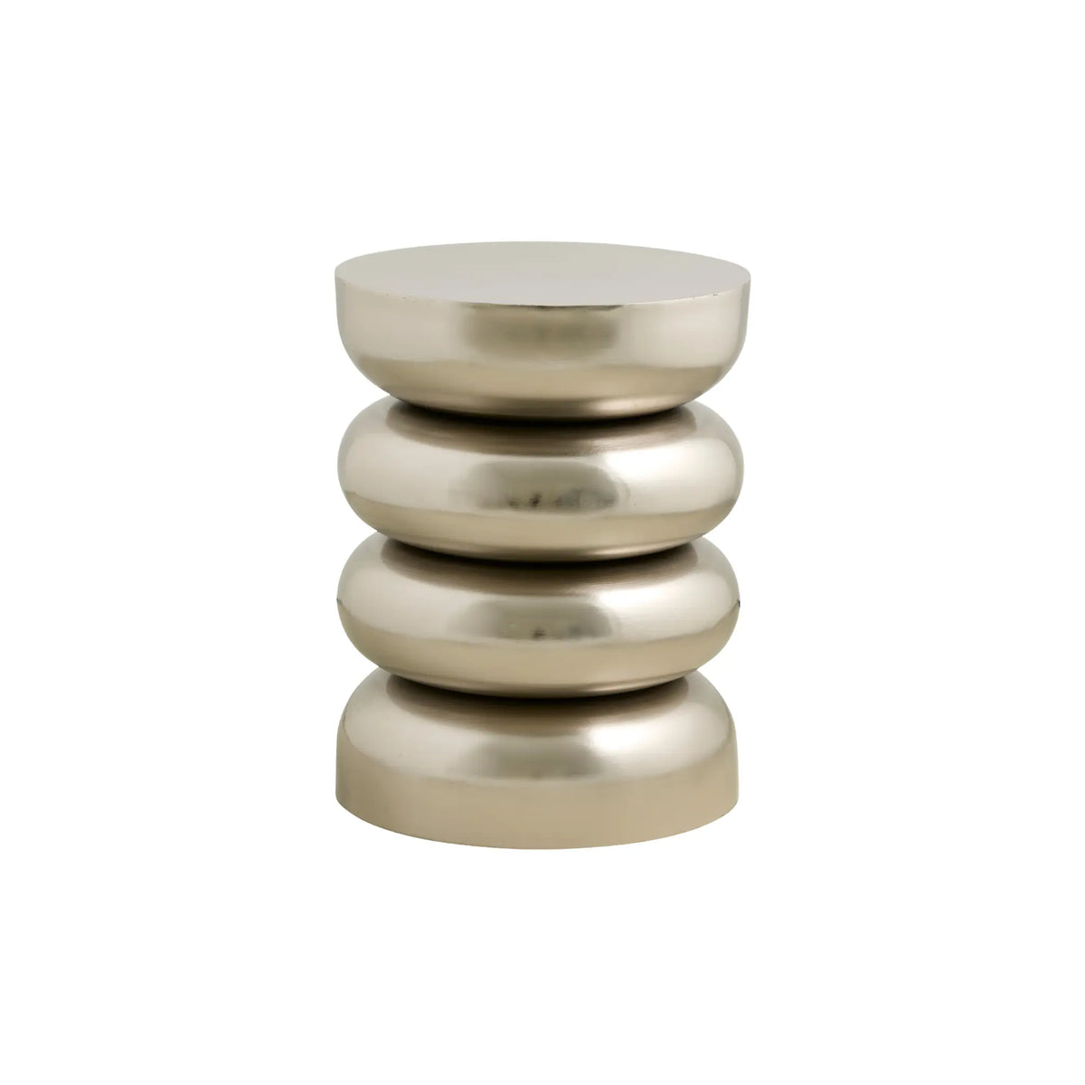 Nordal Jubba Sidobord Ø36 cm, Nickel