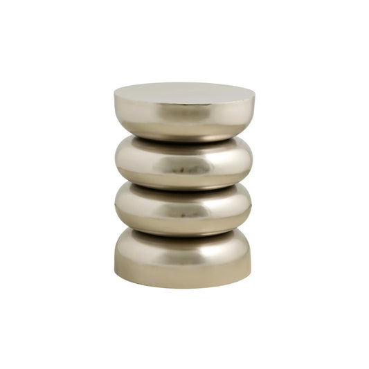 Nordal Jubba Sidobord Ø36 cm, Nickel