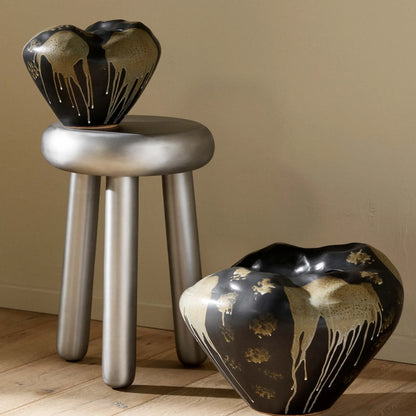 Nordal Ashar Skulptural Vas L, Svart/Sand