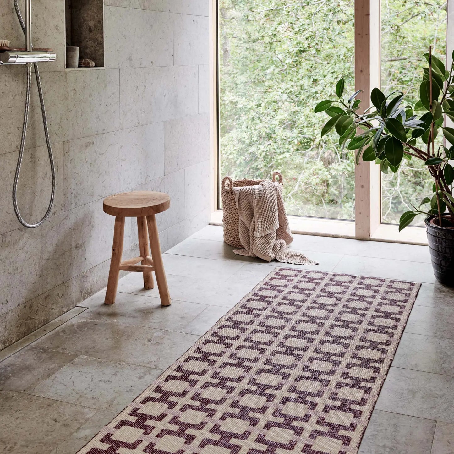 Pappelina Tom Matta 70x300 cm, Burgundy