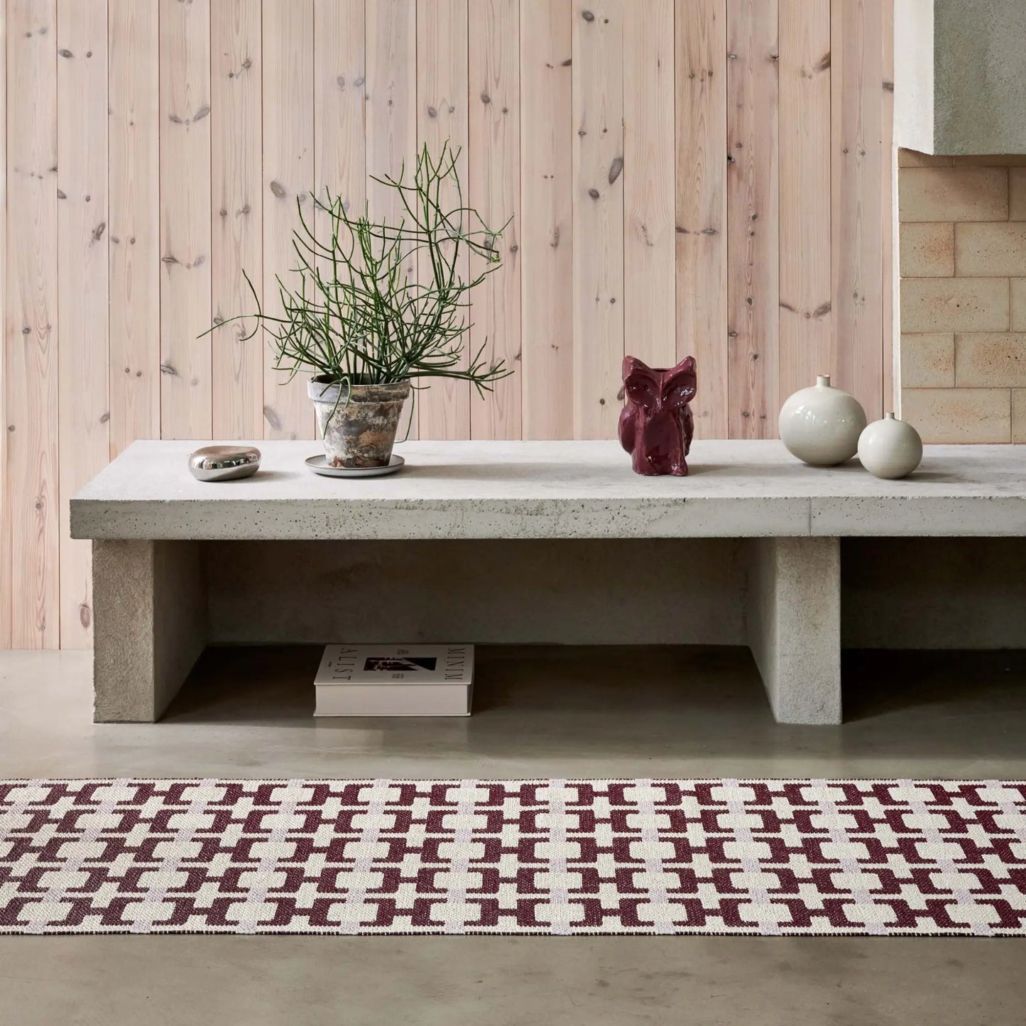 Pappelina Tom Matta 70x300 cm, Burgundy