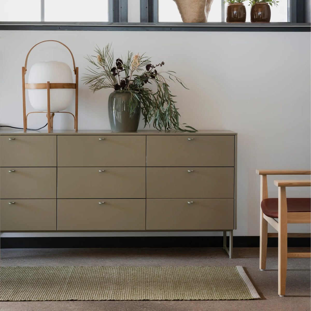Pappelina Nils Matta 70x180 cm, Dark Olive