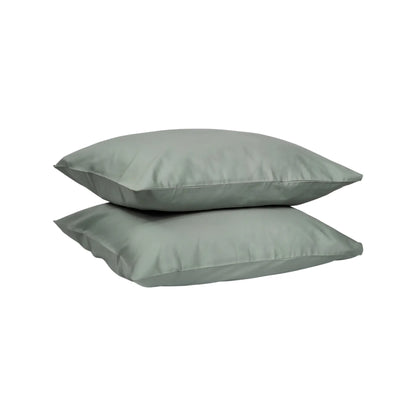 Read The Label Satin Örngott 50x90 2-pack, Sage Green