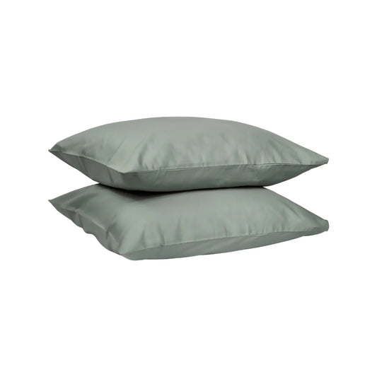 Read The Label Satin Örngott 50x90 2-pack, Sage Green