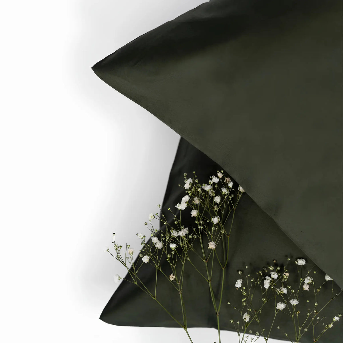 Read The Label Satin Örngott 50x60 2-pack, Forest Green
