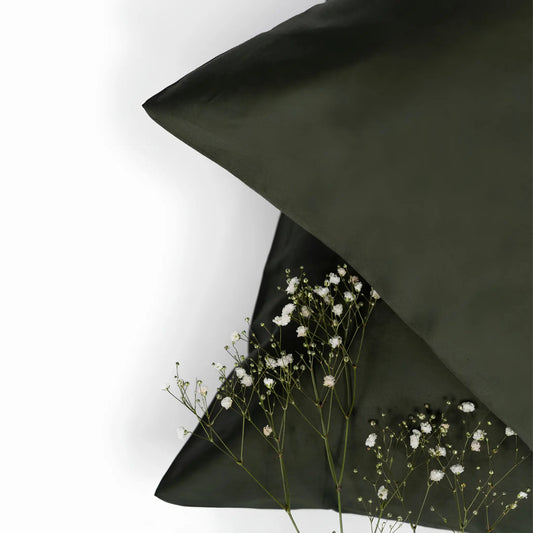 Read The Label Satin Örngott 50x60 2-pack, Forest Green