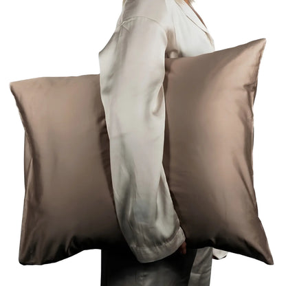 Read The Label Satin Örngott 50x90 2-pack, Taupe