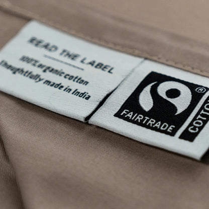 Read The Label Satin påslakan dubbel 220x220 cm, Taupe