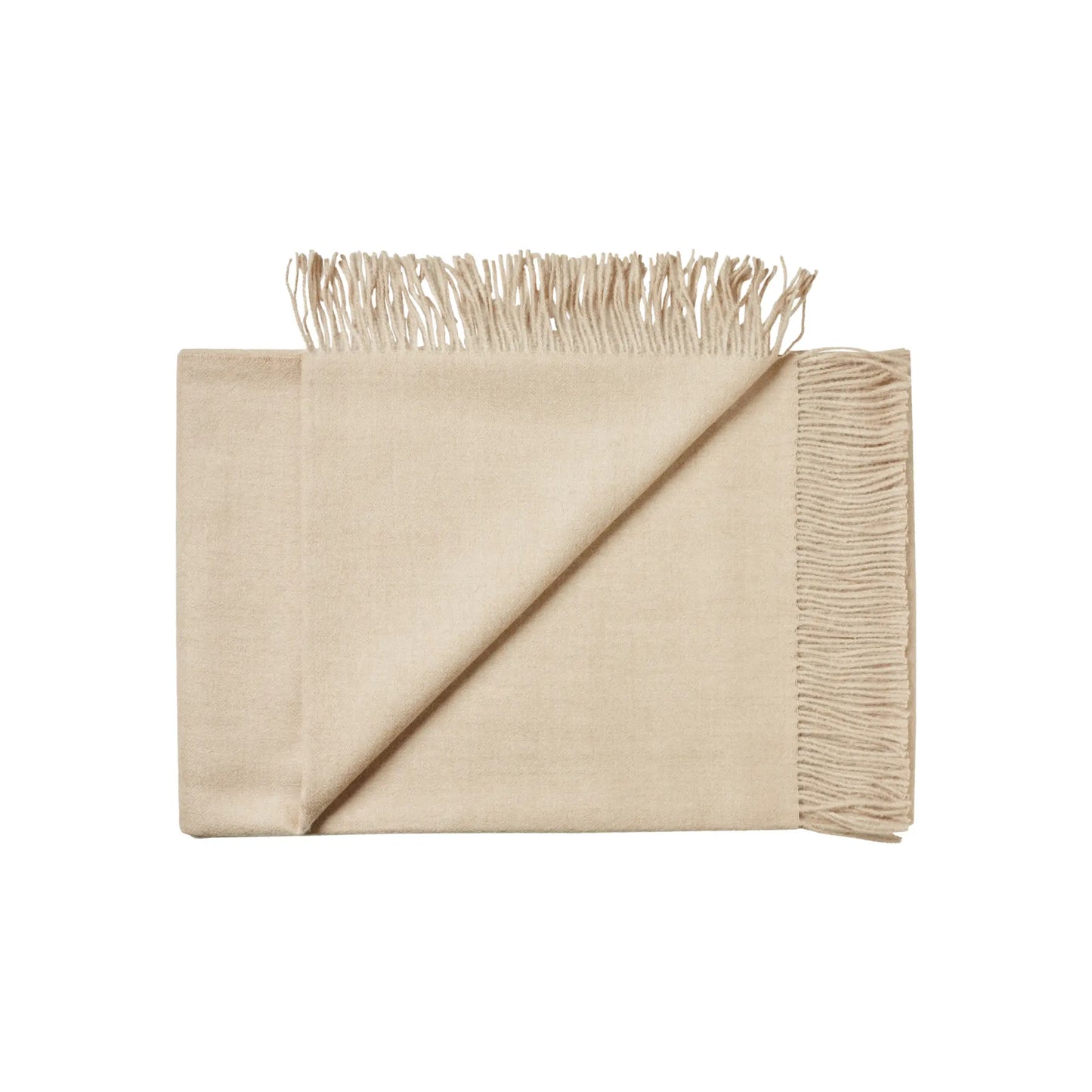 Silkeborg Uldspinderi Arequipa Pläd 130x200 cm, Latte Beige