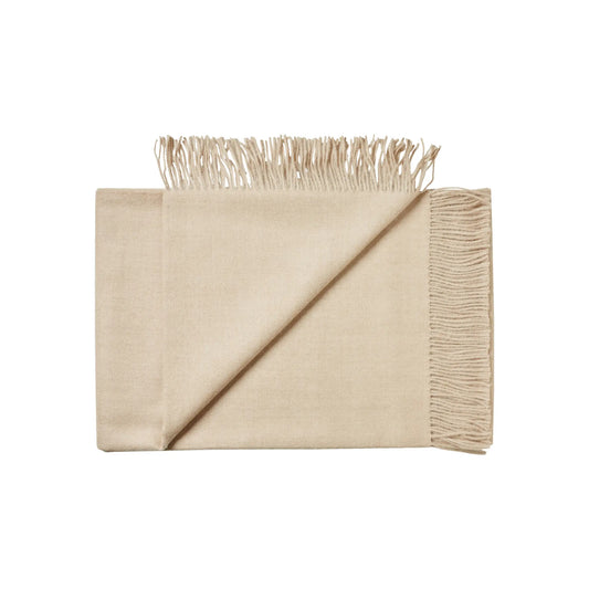 Silkeborg Uldspinderi Arequipa Pläd 130x200 cm, Latte Beige