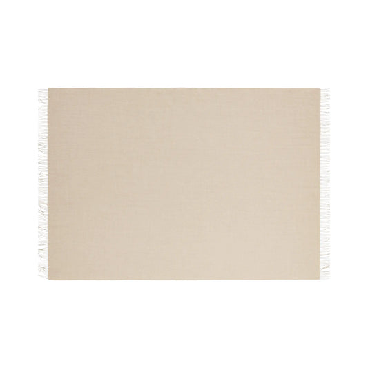 Silkeborg Uldspinderi Arequipa Pläd 130x200 cm, Latte Beige