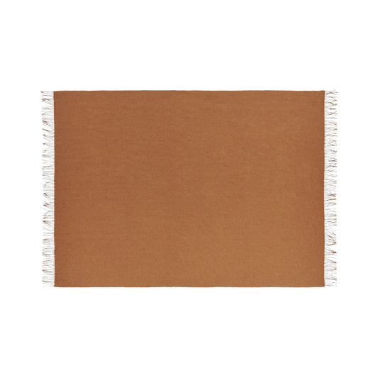 Silkeborg Uldspinderi Arequipa Pläd 130x200 cm, Camel Brown