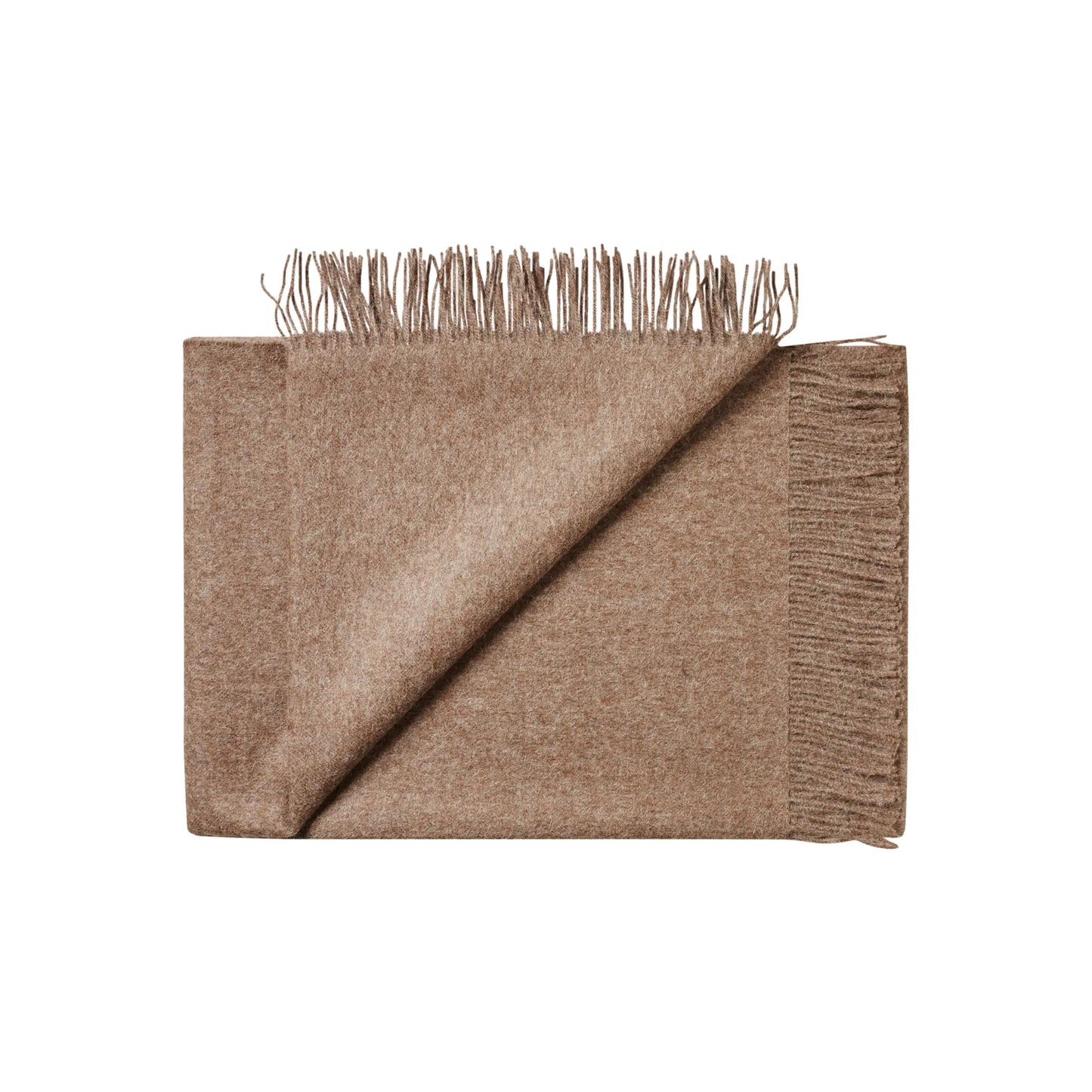 Silkeborg Uldspinderi Arequipa Pläd 130x200 cm, Rye Brown