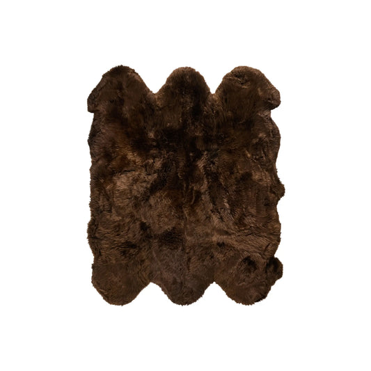 Skinnwille Gently Matta M6 165x180 cm, Naturbrun