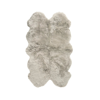 Skinnwille Gently Matta M4 110x180 cm, Silverbeige