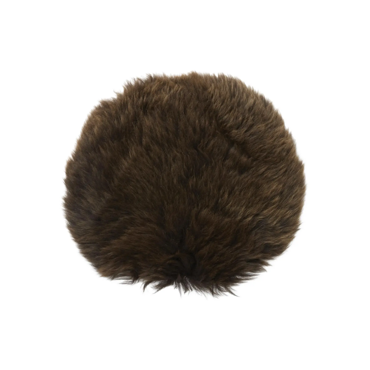 Skinnwille Gently Sittdyna Ø34 cm, Naturbrun