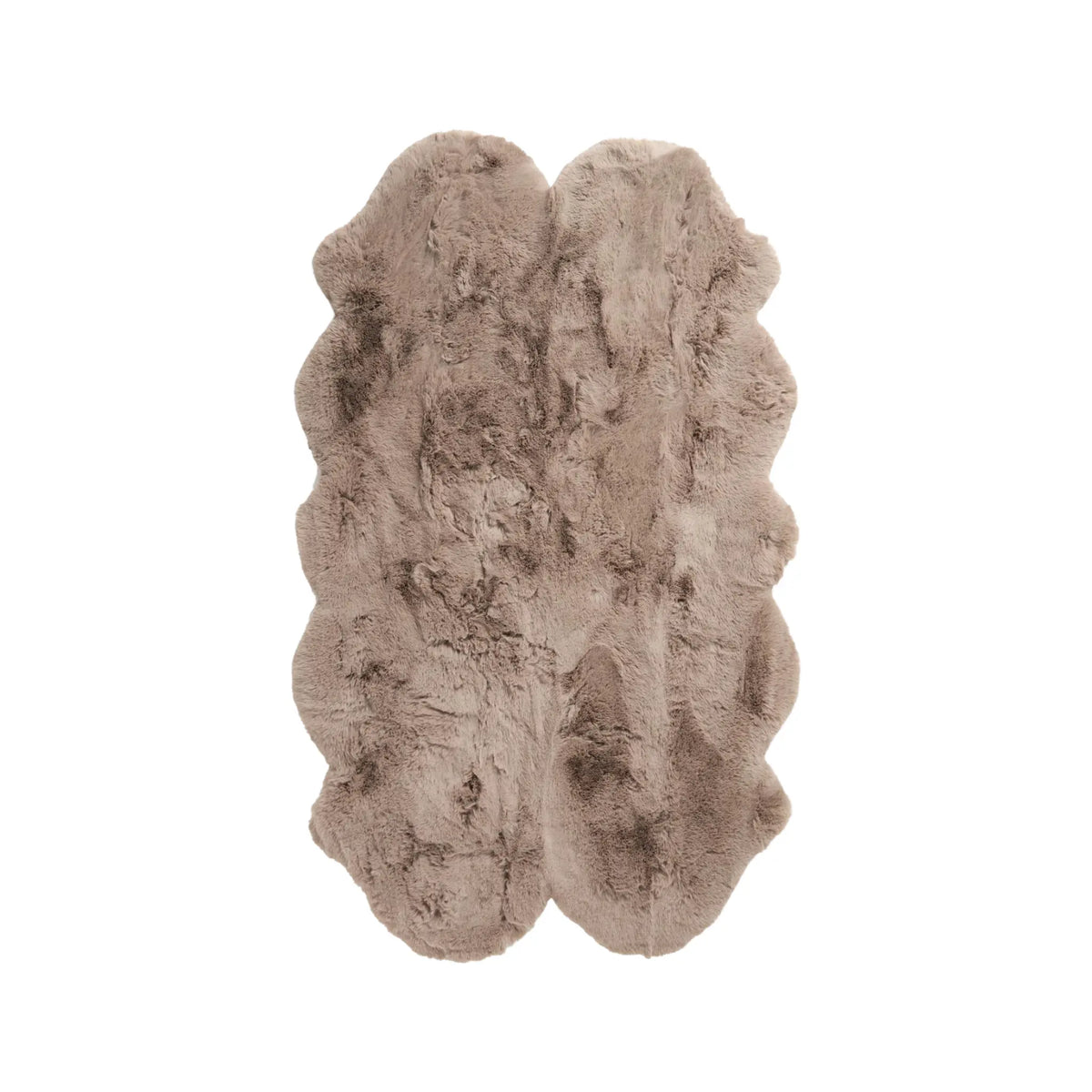 Skinnwille Fluffy Matta 120x180 cm, Nougat