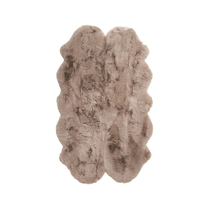 Skinnwille Fluffy Matta 120x180 cm, Nougat