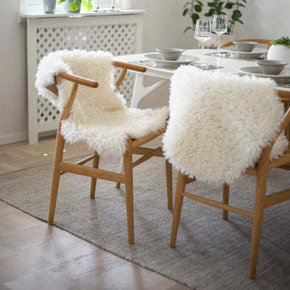 Skinnwille Wooly Fäll 60x90 cm, Elfenben