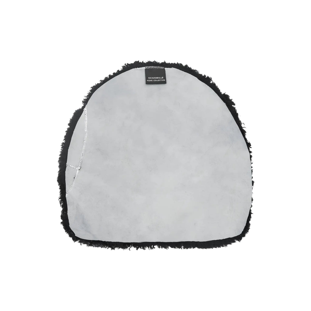 Skinnwille Curly Sittplätt Forma 36 cm, Mörkgrå
