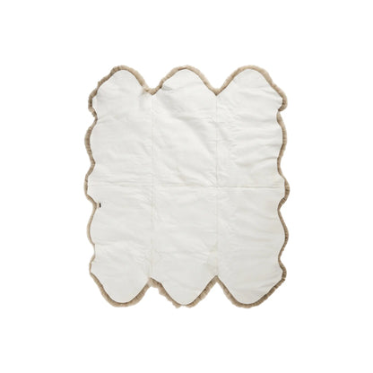 Skinnwille Gently Matta M6 165x180 cm, Silverbeige