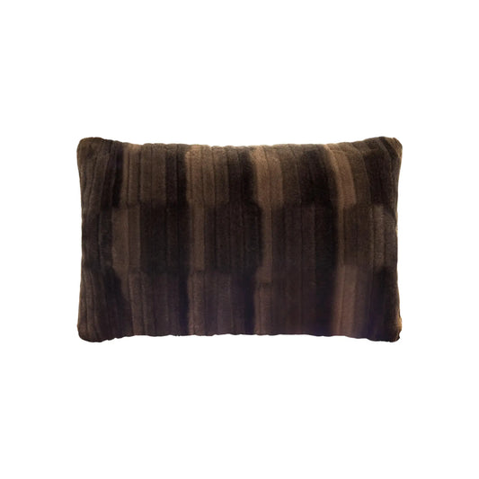 Skinnwille Browny Prydnadskudde L 40x60 cm, Chokladbrun